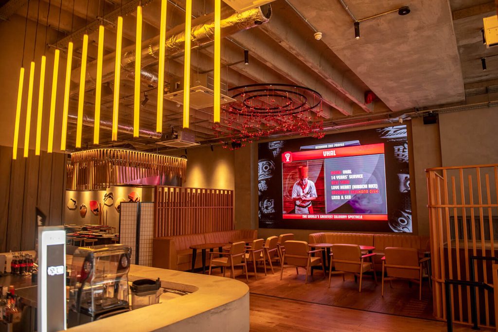 Benihana - Video Wall benihana digital signage